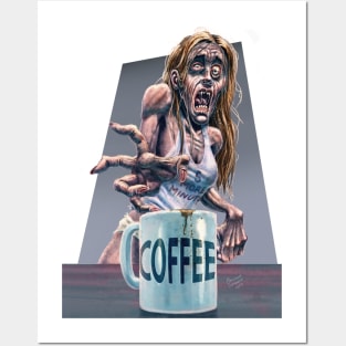 Coffee Zombie Posters and Art